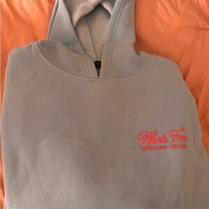 white fox hoodie